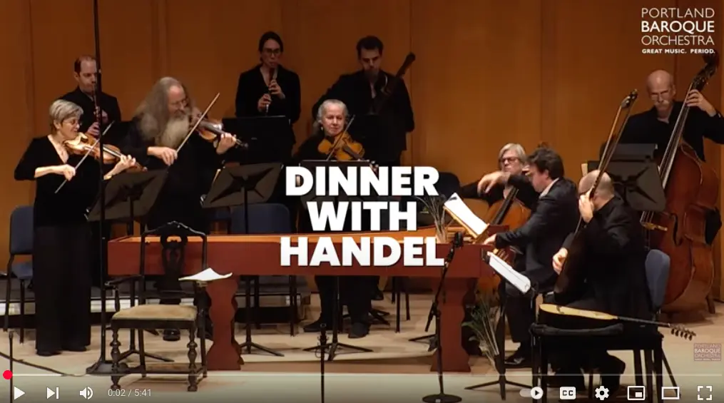 Dinner with Handel Sizzle Reel
