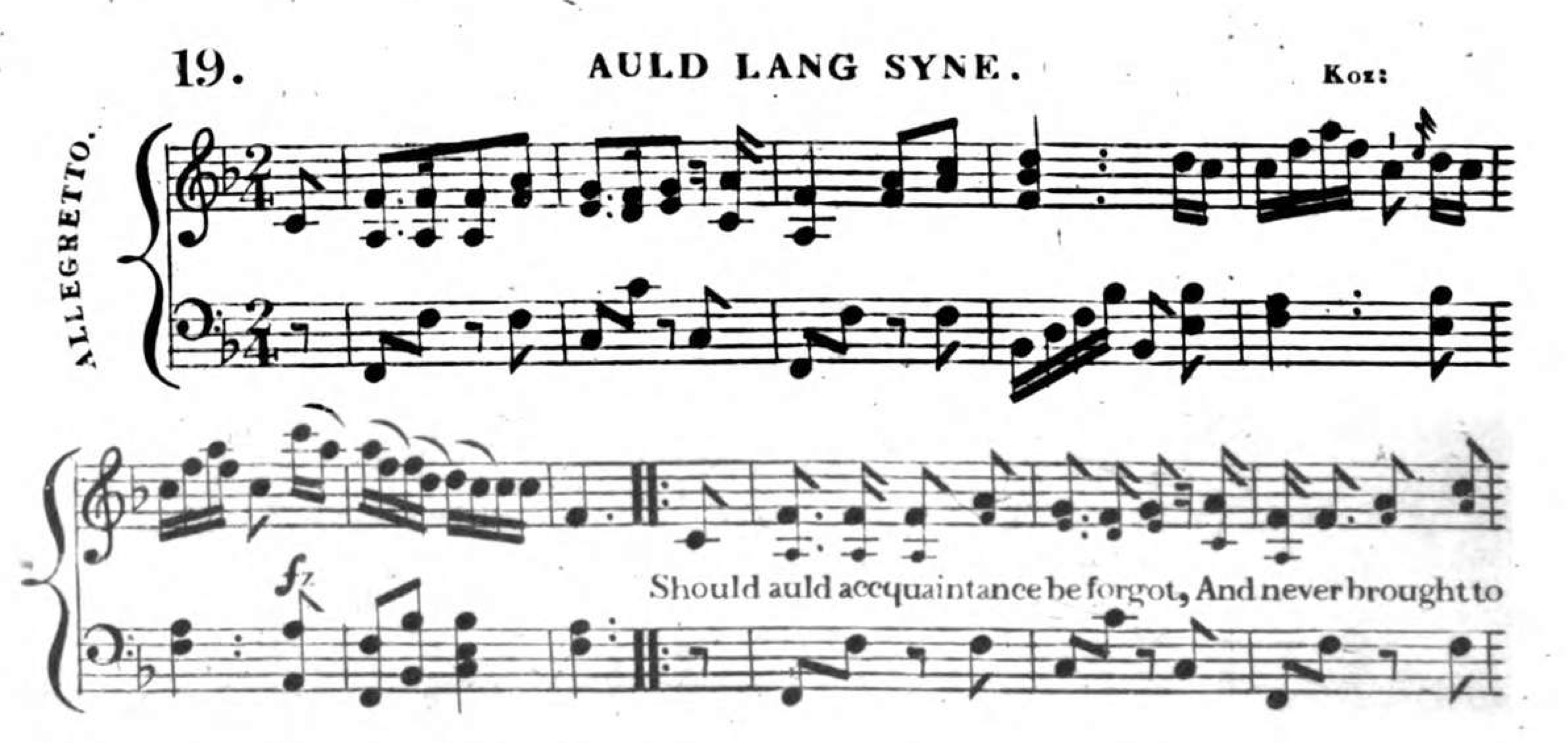 Auld Lang Syne