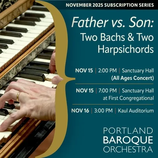 All Ages Concert: Two Bachs & Two Harpsichord